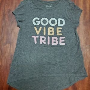 HARPER & ELLIOTT GIRLS GREY T-SHIRT MEDIUM